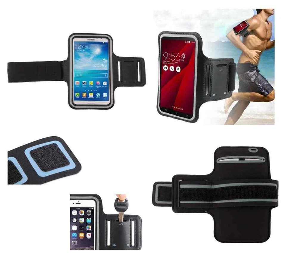 pour Nokia 2720 Flip (2019) Brassard Armband Housse Néoprène Réglable - Photo 2/4