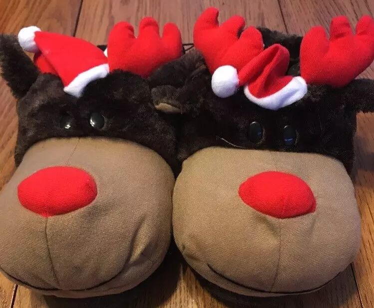Mens moose slippers sale
