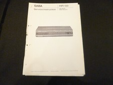 Original Service Manual Schaltplan SABA Hifi Studio 8090 Stereo K