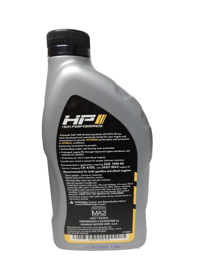 Kawasaki Brute Force Tune Up Oil Change Kit NGK Spark Plugs Oil Filter KVF 650 E - Foto 8