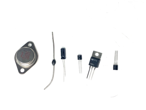 Magnovox funai Tv Repair Kit Module#703646 2N3055 123AP 9831 1uf/50v - Picture 4 of 4