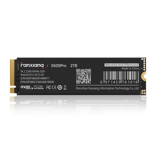 Fanxiang M.2 SSD 2TB NVMe Gen3 SSD Internal Solid State Hard Drive TLC 3500MB/S 