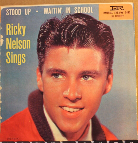 RICKY NELSON---STOOD UP (Picture Sleeve Only) - Imagen 2 de 2