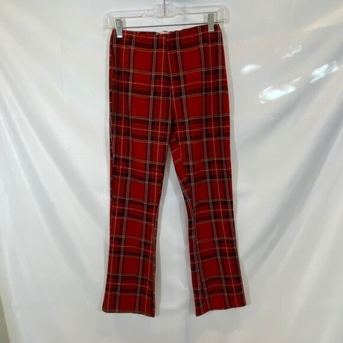 Urban Outfitters Red Plaid Pants - S | eBay