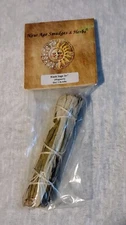 New Age Black Sage (Mugwort) 3" Smudge Stick New