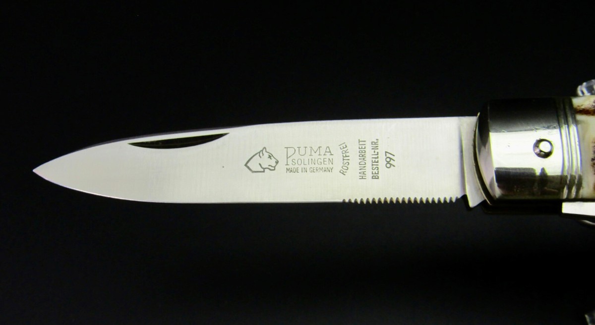 PUMA Vintage FLUGWILDMESSER 997 1973 Made In Germany UNUSED