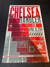 Chelsea Handler Durham NC 2014 Classic HATCH SHOW PRINT ORIGINAL POSTER