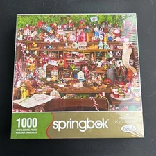 Springbok Jigsaw Puzzle Keepsakes on Santa's Desk Christmas 1000 Pieces Sealed