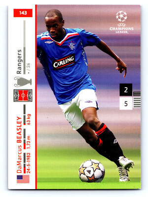 2007-2008 Panini UCL Trading Cards 143	Damarcus Beasley Rangers
