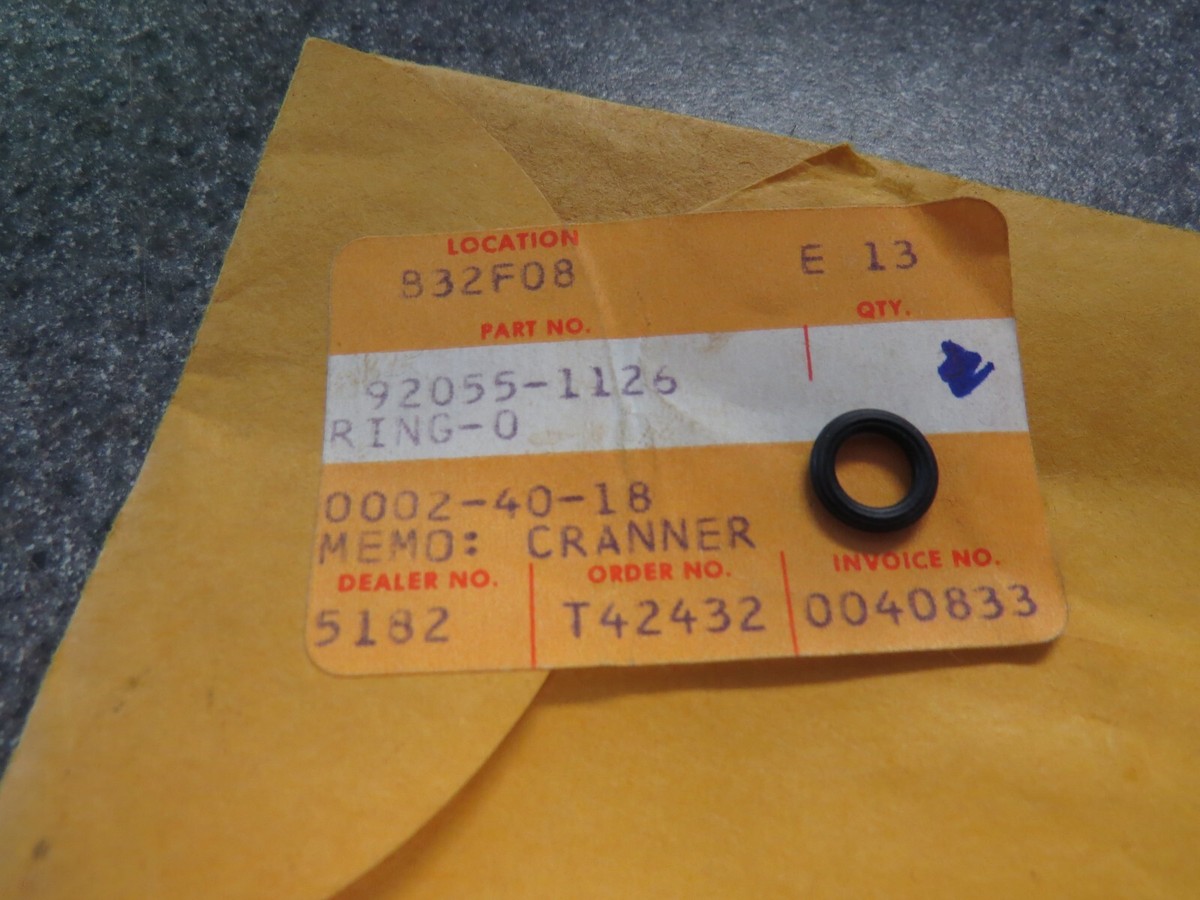 NOS Kawasaki O Ring 82-84 KZ550 84-85 ZX550 92055-1126 | eBay