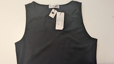 NEW Toms Ware Little Black Sleeveless Dress Size 2XL Slit Sides