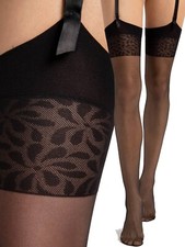 Fiore Stockings Adora 8 Denier  Stockings designed to be worn with a garter belt