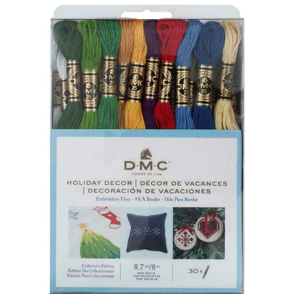 DMC 117F25-HDAY Embroidery Floss Pack 8.7yd-Holiday Decor 30/Pkg NEW - Image 3 of 3