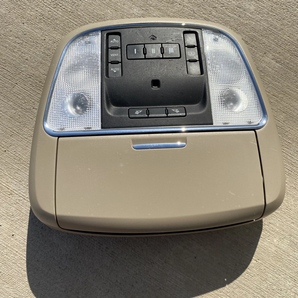 2011-2015 年道奇 DURANGO JEEP GRAND CHEROKEE OVERHEAD CONSOLE DOME LIGHT 原始设备制造商 — 第 2/4 张图片