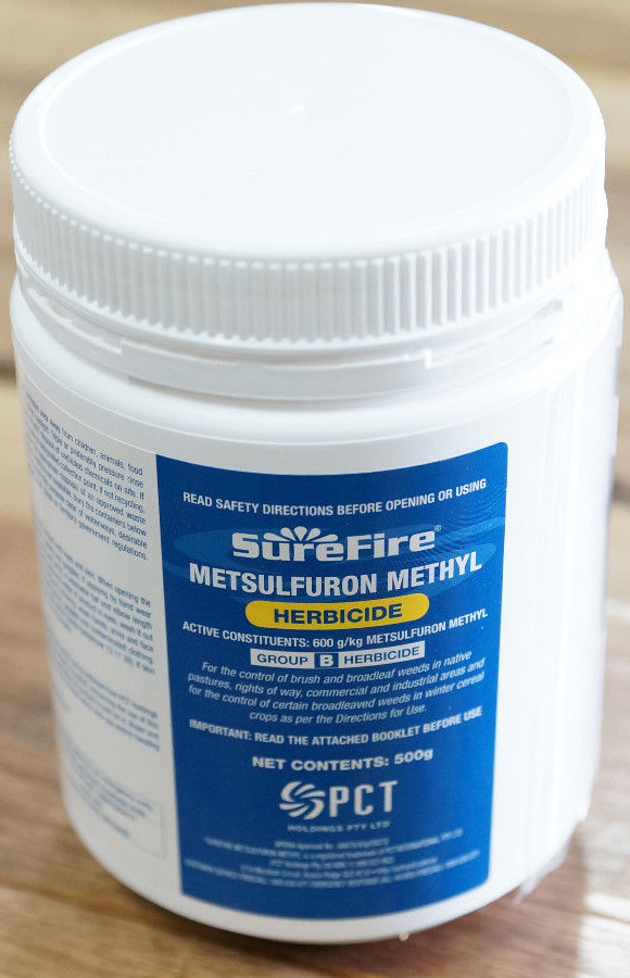 Weed Killer SureFire Metsulfuron Methyl Herbicide 500g (600g/KG)  Professional | eBay