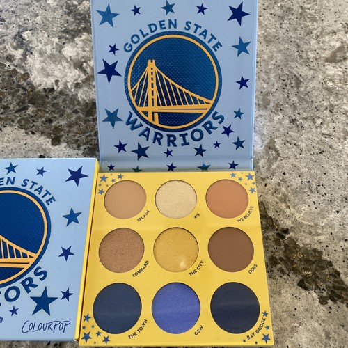 Palette De Fards à Paupières ColourPop Golden State Warriors - Édition Limitée - Swatchée Uniquement