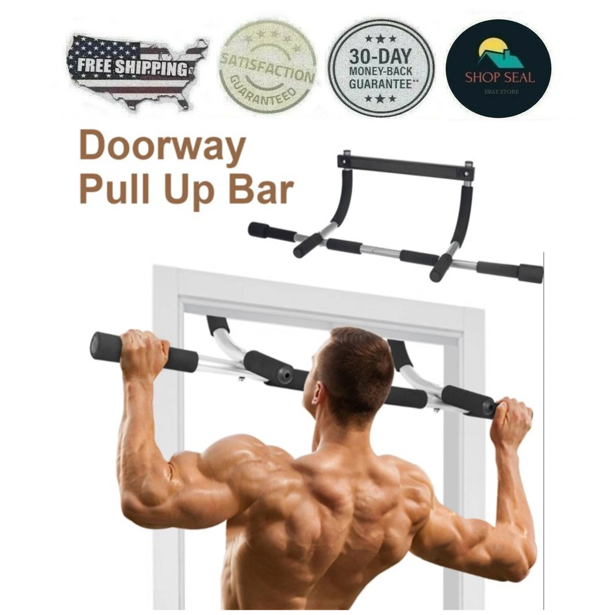 Barra De Ejercicio Musculos Para Marco De Puerta Flexiones Adaptable Calidad