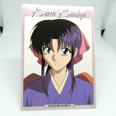 39 Kaoru Kamiya Rurouni Kenshin Samurai X Card DASS Masters JUMP