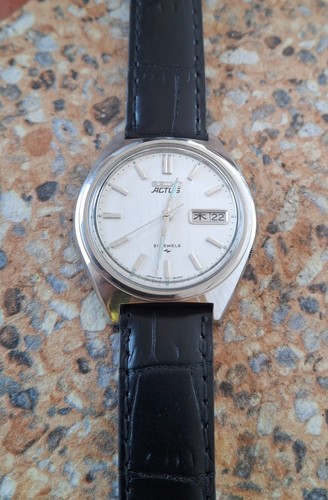Vintage Seiko Actus 21 Jewels Automatic 7019 8010 August 1977 - Picture 2 of 11