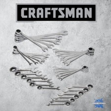 Craftsman 32 Piece Ratcheting Combination Wrench Set Kit Metric Sae Stubby Tools