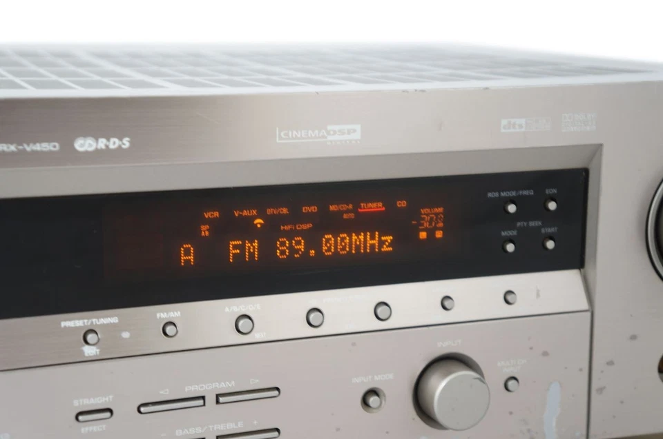 ✅Yamaha RX-V450 6.1 AV Receiver Silber✅ - Bild 4 von 4