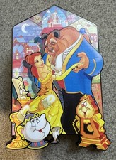 PIN BEAUTY & THE BEAST 3" JUMBO FANTASY CHIP MRS POTTS LUMIERE COGSWORTH BELLE