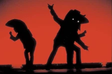 The Residents Perform Live On Stage At The Muziektheater 1990 Old Music Photo