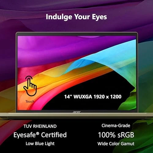 Acer Swift Go 14" 1920x1200 Touch i7-1355U 16GB 512GB SFG14-71T-72QV - Silver - Image 3 of 4