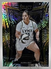 2025 Panini WNBA Select Alissa Pili #65 Concourse Silver Party Prizms Sparks