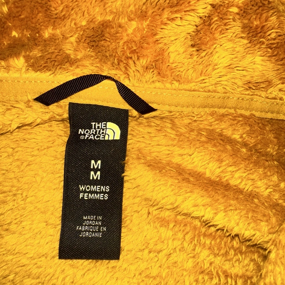Chaqueta polar para mujer The North Face Osito dorada cremallera completa bolsillos para manos mediana Foto 4 de 4