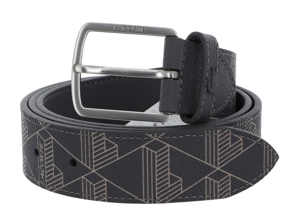 Lacoste The Blend 35 Monogram Print W105 GüRtel Mono Castlerock String Grau-image