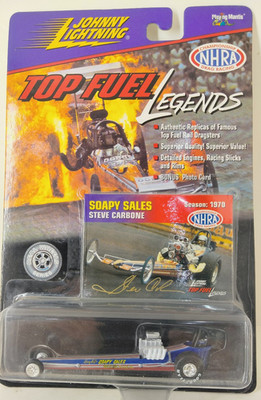 1999 Johnny Lightning ''Top Fuel Legends''  Soapy Sales Steve Carbone 1970