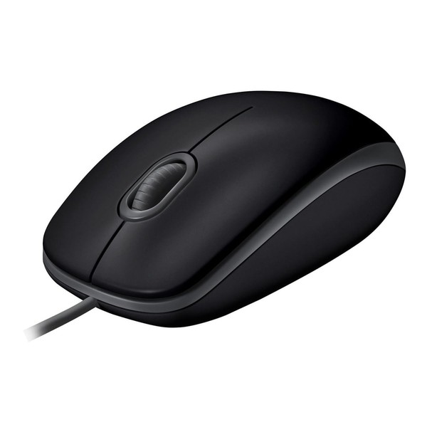 Logitech B110 Silent Maus, USB-A, BeidhäNdig, Schwarz #30584101-image