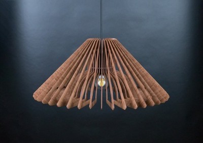 Wood Pendant Light Mid Century Modern Ceiling Lamp Scandinavian Wooden Fixture