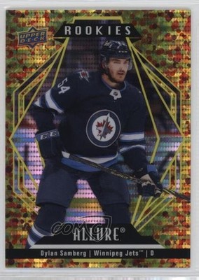 2022-23 Allure Rookies Gold Glitter Bomb 86/199 Dylan Samberg #139 Rookie RC 6o3