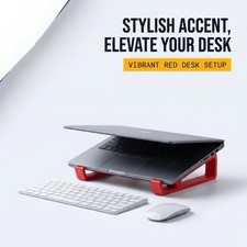 2Pcs Portable Laptop Stand for Desk   Compact Notebook Holder for Home, Office 