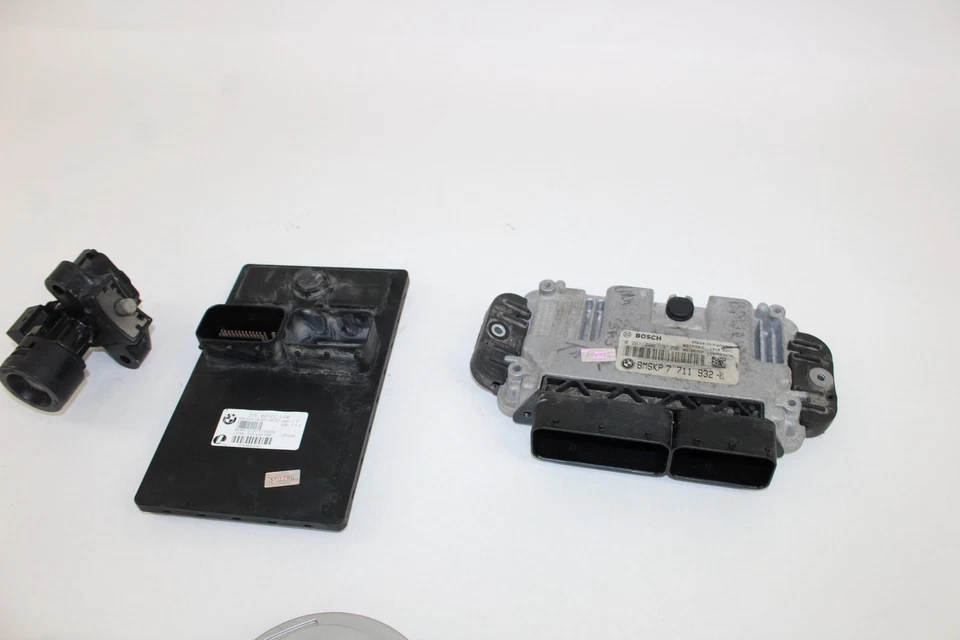 2009 09 BMW F650GS CDI ECM CPU Module Lock Set With Key - Image 4 of 4