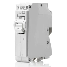 Leviton 15A 1-Pole Plug-On Standard Branch Circuit Breaker, 15-Amp 