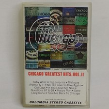 Vintage Chicago Greatest Hits Volume 2 Rock Roll Music Cassette Tape Vol. II