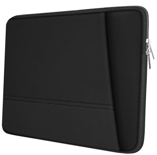 Laptop Sleeve 15.6 inch, Upgrade Sturdy Portable Monitor 15.6 Inch Black