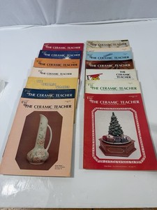 Vintage The Ceramic Teacher Magazines 1980s 15 Issues Ceramic
