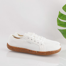 Whitin Mens Sneaker Shoe Size 44 10 WIDE White Barefoot Minimalist Zero Drop Low