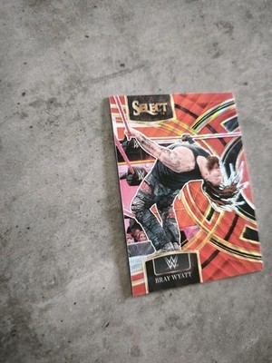 WWE Panini 2024 Select Red Wave Bray Wyatt 99/99 Bookend!!