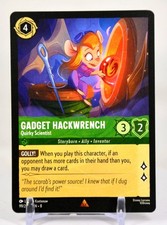 Disney Lorcana TCG Reign of Jafar Gadget Hackwrench Quirky Scientist 99/204 Rare