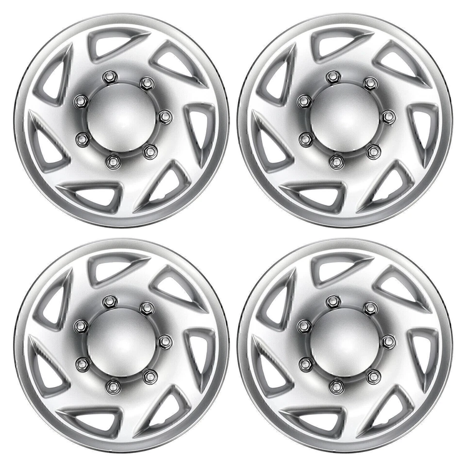 Fit For Ford E150 E250 Econoline Van 16" Full Wheel Covers Hub Cap Rim Set Of 4 Foto 2 de 4