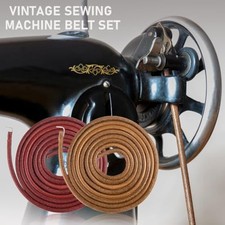 2 PCS Treadle Sewing Machine Belt, 72 Inch 3/16" Replacement Leather B