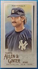 Don Mattingly [Mini A & G Back] #70 (2020 Topps Allen & Ginter)