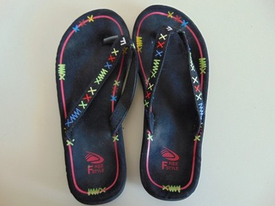 Flip Flops - Gr. 38 - schwarz - v. Free Style