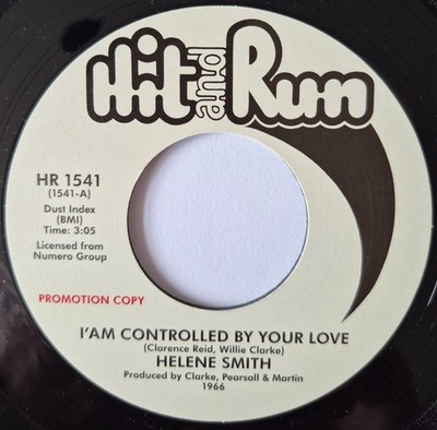 HELENE SMITH - I'm Controlled By Your Love - HIT & RUN - PROMO - UK 45-60's SOUL