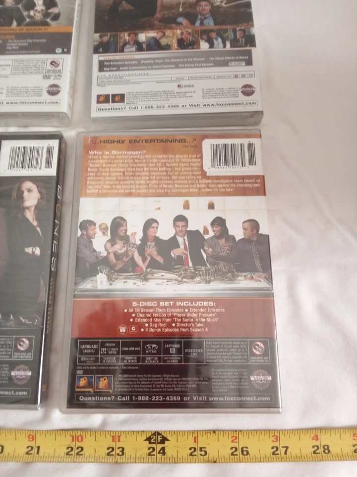 Bones: The Complete Seasons 1-6 DVD Set - New Sealed. Foto 4 de 4